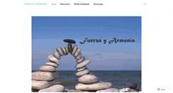 Desktop Screenshot of fuerzayarmonia.com
